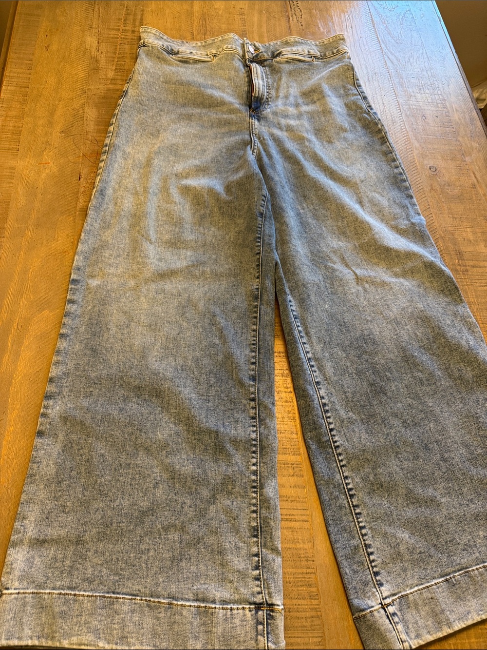 LC Lauren Conrad Light Blue Wide-Leg Jeans